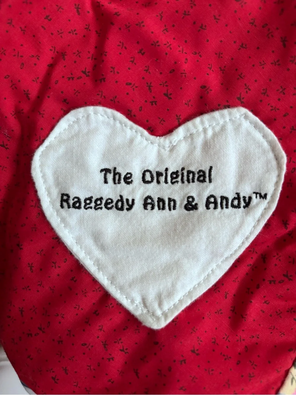 Vintage Raggedy Ann & Andy Nursery Quilt Throw Blanket 44x50 Applause